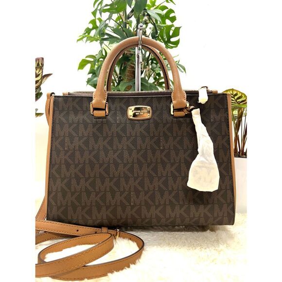 🔥🍀NWT! | Mickael Kors KELLEN Satchel Handbag Msrp:$378.00 - Picture 1 of 8